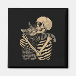Aimant Halloween Chat Halloween Amoureux des chats Chat P