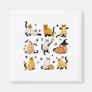 Aimant Halloween Chats Noirs Fantômes Costume Femmes Fill