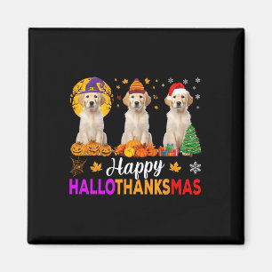 Aimant Halloween Chien du Labrador Halloween Noël Halloth