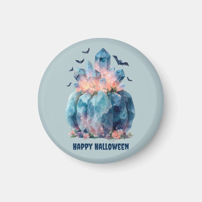 Aimant Halloween Citrouille de cristal (Devant)