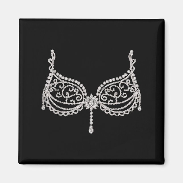 Aimant Halloween Costume Show Girl  (Devant)