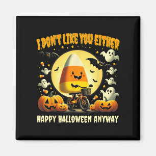 Aimant Halloween Costume Team Candy Corn Je ne t'aime pas