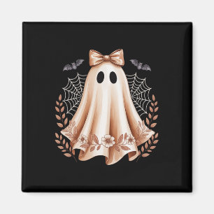 Aimant Halloween Cute Lace Ghost Bow Floral Femmes Éffray