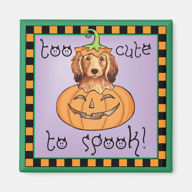 Aimant Halloween Dachshund (Devant)