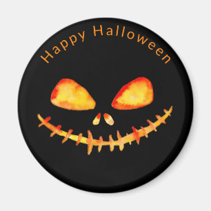 Aimant Halloween de la face de la lanterne Jack O'