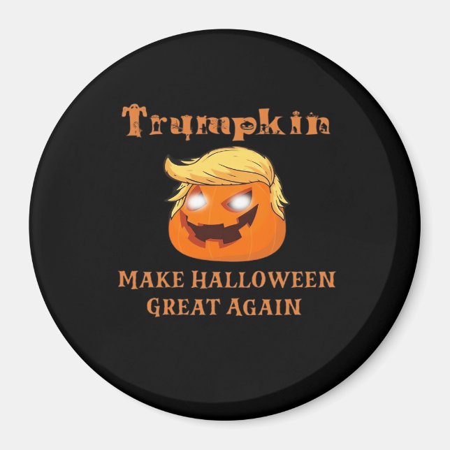 Aimant Halloween de Trumpkin - Rendre Halloween grand à n (Devant)