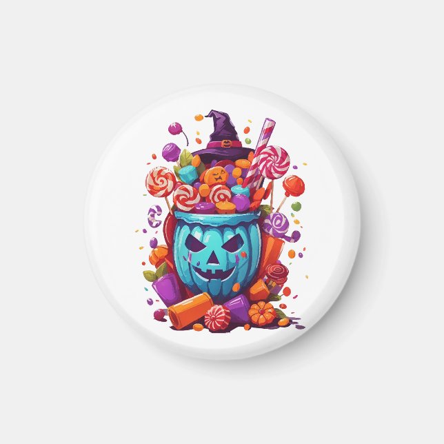 Aimant Halloween drôle  (Devant)