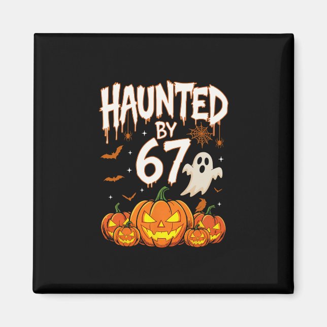 Aimant Halloween Effrayant 67 Six Seven Meme 1 (7)  (Devant)