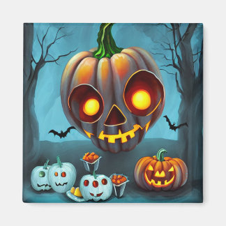 Aimant Halloween éffrayant Art 2 : Mignons monstres Citro