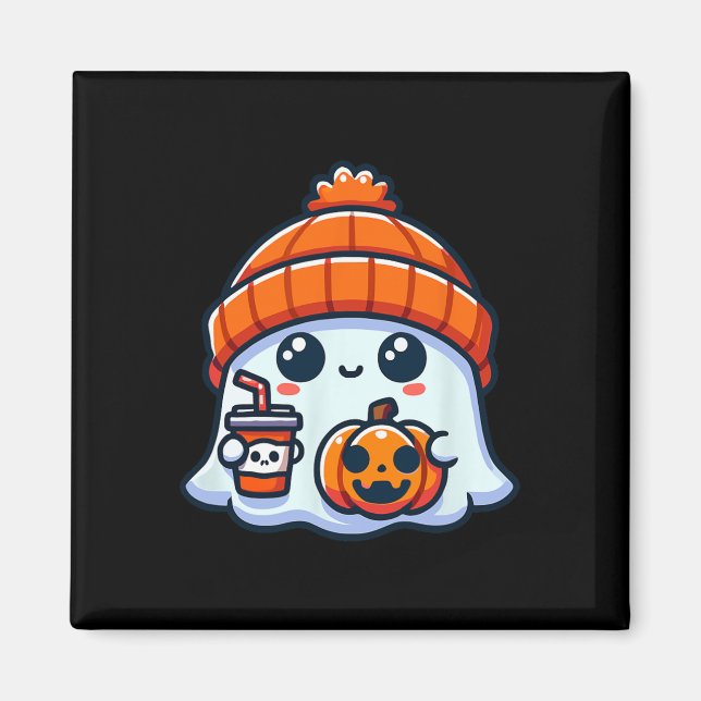 Aimant Halloween éffrayant Ghost Mens (Devant)
