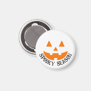 Aimant Halloween éffrayante saison Citrouille visage Hall