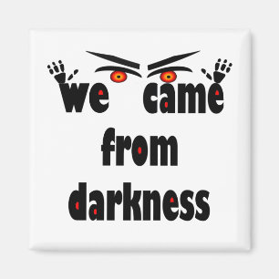 Aimant Halloween éffrayante saison ici