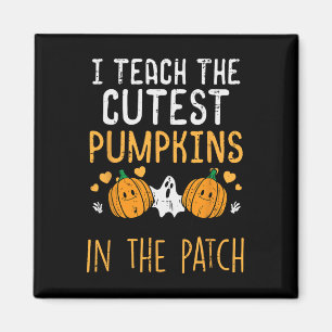 Aimant Halloween Enseignant Cutest Citrouille Fall Costu
