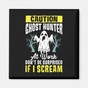 Aimant Halloween Fantôme Chasseur Travail Paranormal Fant
