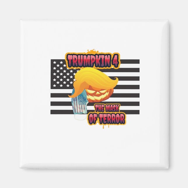 Aimant Halloween Funny Trumpkin Classic (Devant)