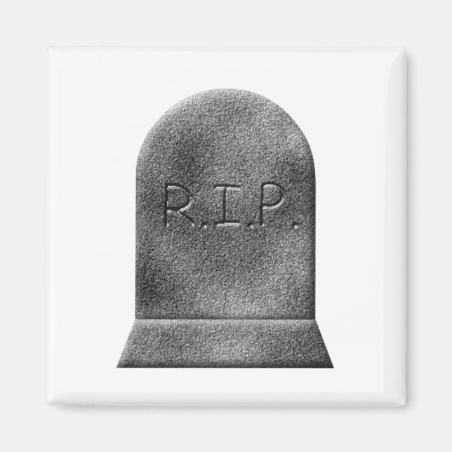 Aimant Halloween gravestone rider (Devant)