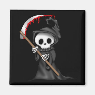 Aimant HALLOWEEN Grim Reaper Magnets, Réfrigérateur