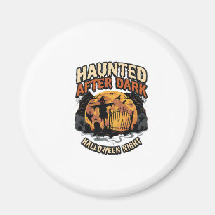 Aimant Halloween Hanté Après la Tombée de la Nuit