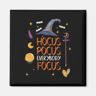Aimant Halloween Hocuss Pocus Tout le monde Focus Enseign
