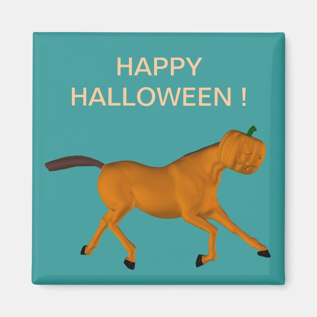 Aimant Halloween Horse (Devant)