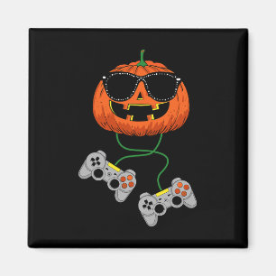 Aimant Halloween Jack-o'-lantern Gamer Boys Enfants Homme