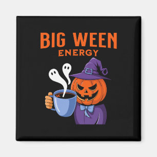 Aimant Halloween Jack-o-lanterne Big Ween Energy for Coff