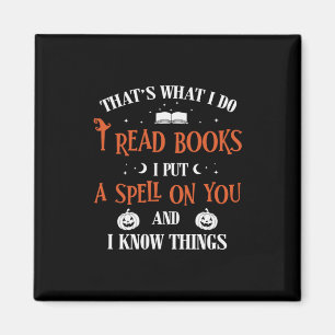Aimant Halloween Je T'Écris Et Lis Des Livres Anniversair