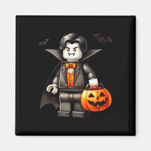 Aimant Halloween Maître Constructeur Vampire Enfants Bâti
