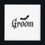 Aimant Halloween Mariage Éffrayant Groom mariée Couple Ma<br><div class="desc">Halloween Mariage Éffrayant Groom mariée Couple Correspondant</div>