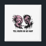 Aimant Halloween Mariage Gothique Mariée Groom Zombies Ju<br><div class="desc">Halloween Mariage gothique mariée Groom Zombies jusqu'à la mort</div>