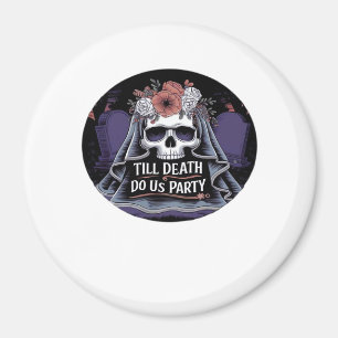 Aimant Halloween Mariage Mariage Éffrayant parti Hallowee