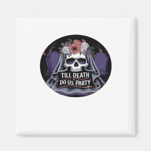 Aimant Halloween Mariage Mariage Éffrayant parti Hallowee