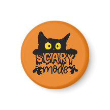 Halloween Mode d'effroi Chat effrayé