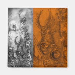 Aimant HALLOWEEN MONSTERS / ORK WAR Imaginaire