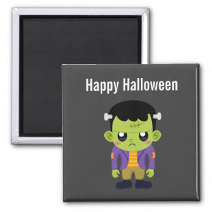 Aimant Halloween monstre Frankenstein Green