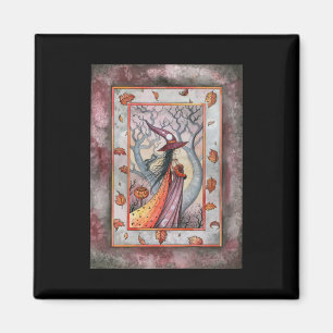 Aimant Halloween Mystic Witch par Molly Harrison
