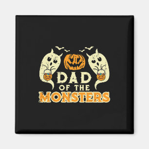 Aimant Halloween Papa De Monsters Drôle Famille Costume P