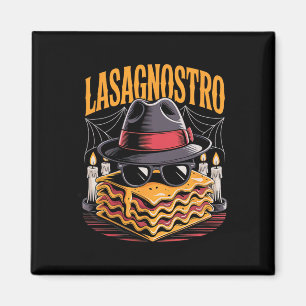 Aimant Halloween Pasta Mème Mafia Parodie Funny Lasagna A