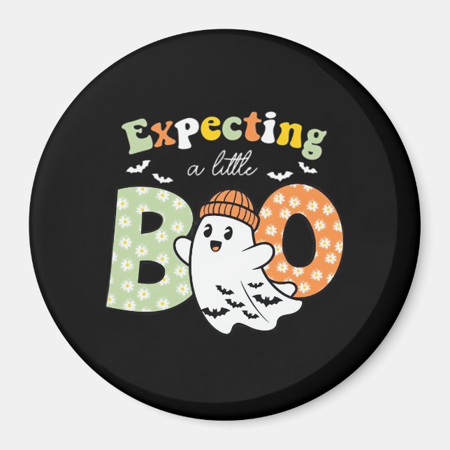 Aimant Halloween Pregnancy Pregnance Mom To Be Expecting  (Devant)