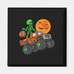 Aimant Halloween Skeleton équitation Monster Truck Toddle