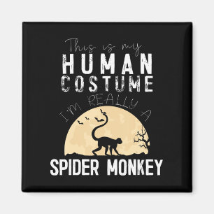 Aimant Halloween Spider Monkey Horreur Déplaisante