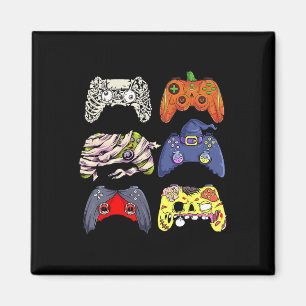 Aimant Halloween squelette Zombie sorcière contrôleur mam