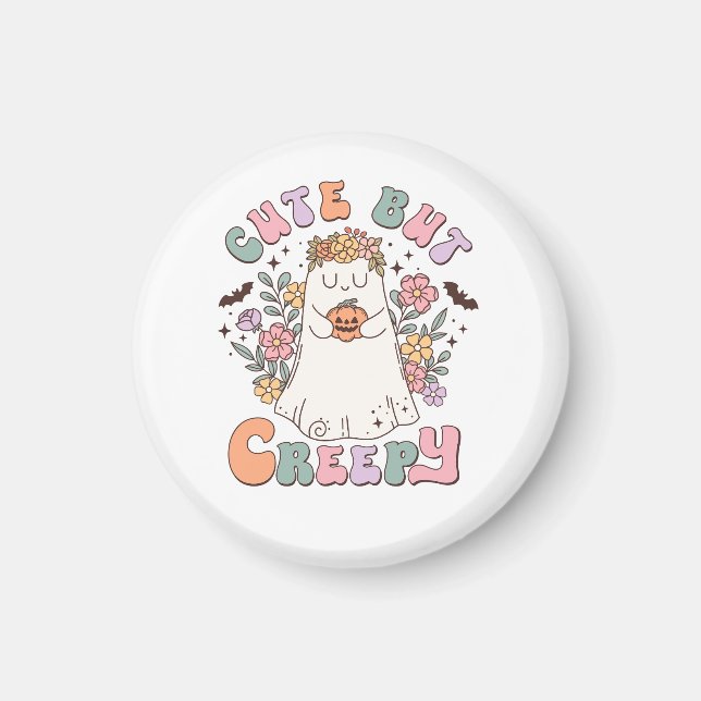 Aimant Halloween sympa mais Déplaisant (Devant)