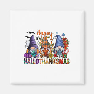 Aimant Halloween Thanksgiving Noël Joyeux Hallomerci