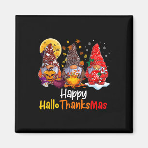Aimant Halloween Thanksgiving Noël Joyeux Hallomerci