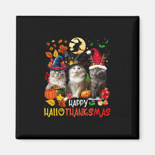 Aimant Halloween Thanksgiving Noël Joyeux Hallothanks