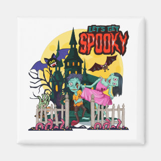 Aimant Halloween Trick ou Treat Soyons Éffrayants