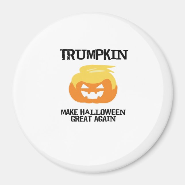 Aimant Halloween Trumpkin V3 (Devant)
