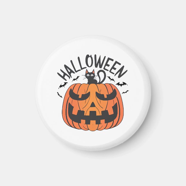 Aimant Halloween vintage  (Devant)