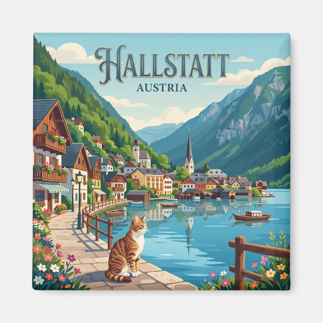 Aimant Hallstatt Autriche (Devant)